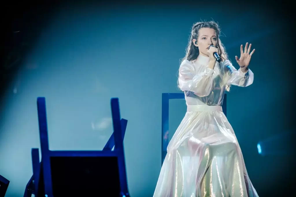 Eurovision 2022: Η Αμάντα Γεωργιάδη έκανε την πρώτη της πρόβα στο Τορίνο (ΦΩΤΟ)