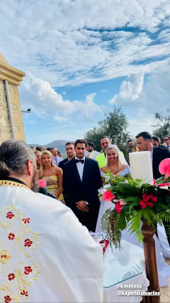Κόνι Μεταξά και Μάριος Καπότσης: Ο εντυπωσιακός γάμος του ζευγαριού