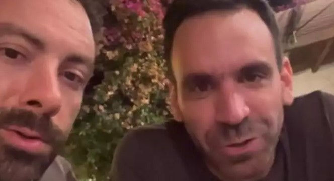 Σάκης Τανιμανίδης: Στη Μύκονο μαζί με τον Javier από το World Party – Βίντεο