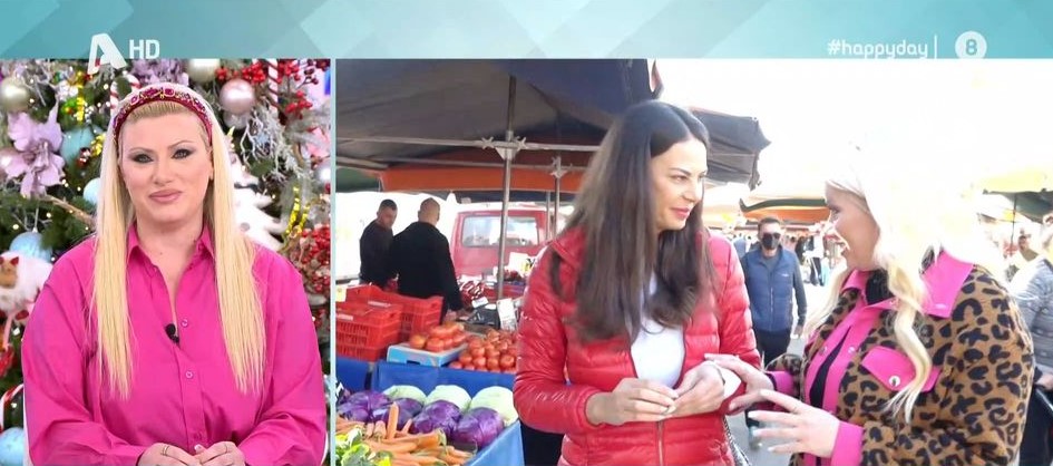 Εύη Βατίδου: Πήγε στη λαϊκή αγορά… με κάρτα – «Δεν ήξερα ότι έπρεπε να έχουμε μετρητά» (VIDEO)
