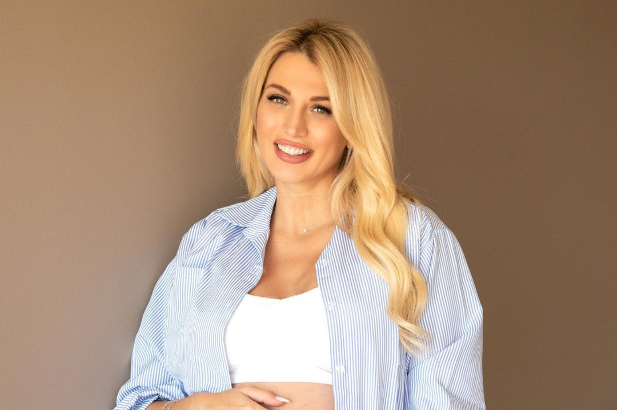 Κωνσταντίνα Σπυροπούλου: Οι αδημοσίευτες ΦΩΤΟ της σε προχωρημένη εγκυμοσύνη