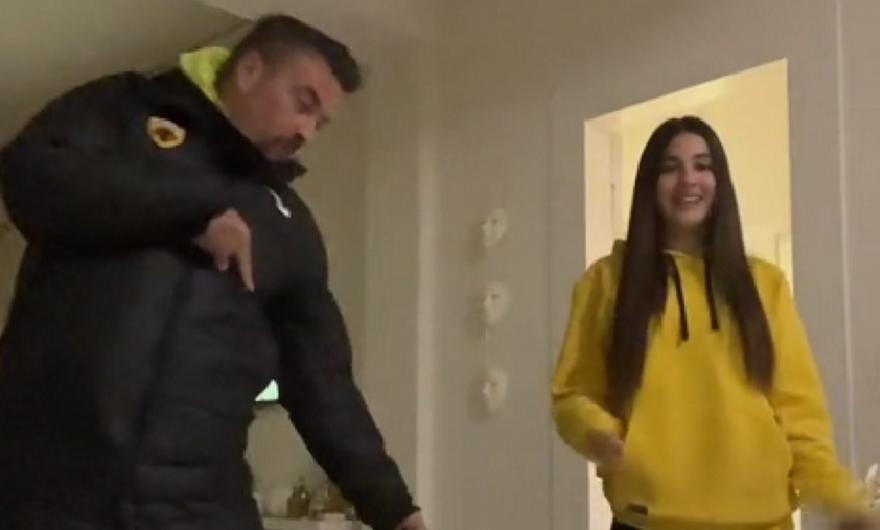 Ο Αϊβάζης και η κόρη του χορεύουν φορώντας μπουφάν της ΑΕΚ και γίνονται viral