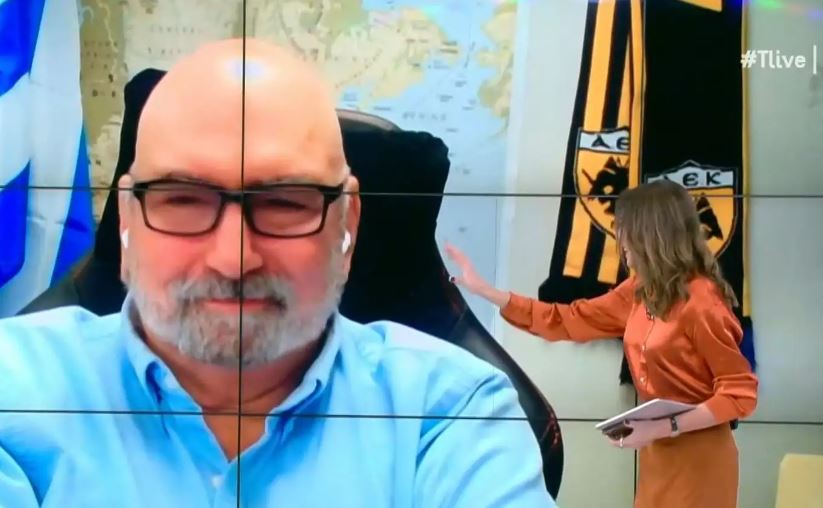 Τατιάνα Στεφανίδου: Ενθουσιάστηκε με κασκόλ της ΑΕΚ - «Τι βλέπω πίσω, ΑΕΚάρα πρόεδρε;» (VIDEO)