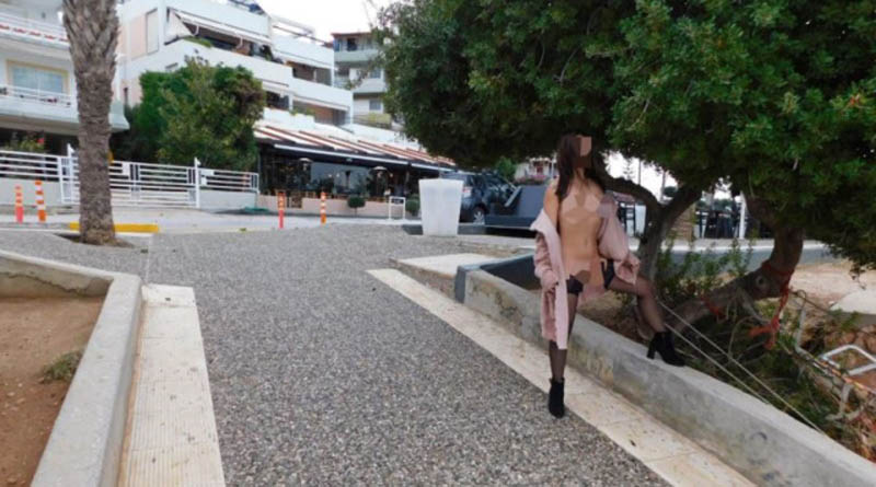 Σάλος με το γυμνό «μοντέλο» που φωτογραφίζεται στη μέση του δρόμου στα νότια προάστια! (ΦΩΤΟ)