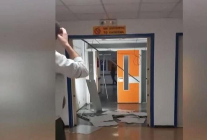 Κατέρρευσε η οροφή στο νοσοκομείο του Ρίου έξι μήνες αφού τοποθετήθηκε (VIDEO)