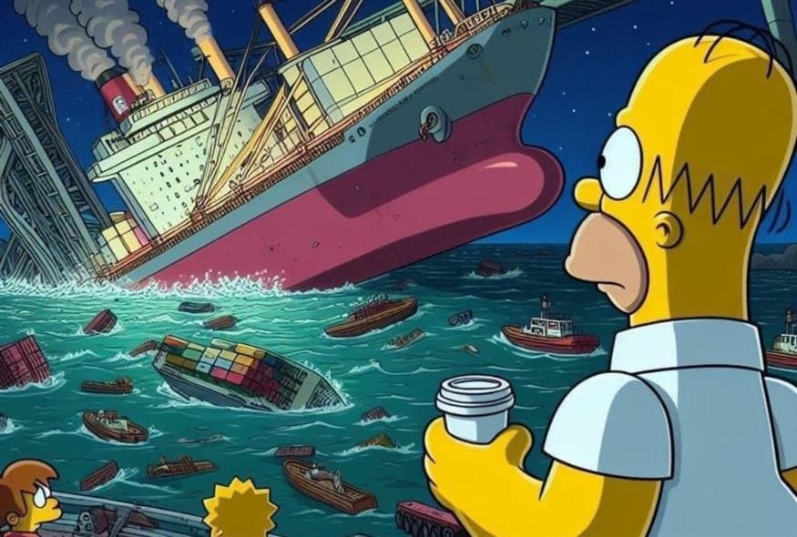 Ε, νισάφι: Προέβλεψαν οι Simpsons (και) την κατάρρευση της γέφυρας στη Βαλτιμόρη; (ΦΩΤΟ)