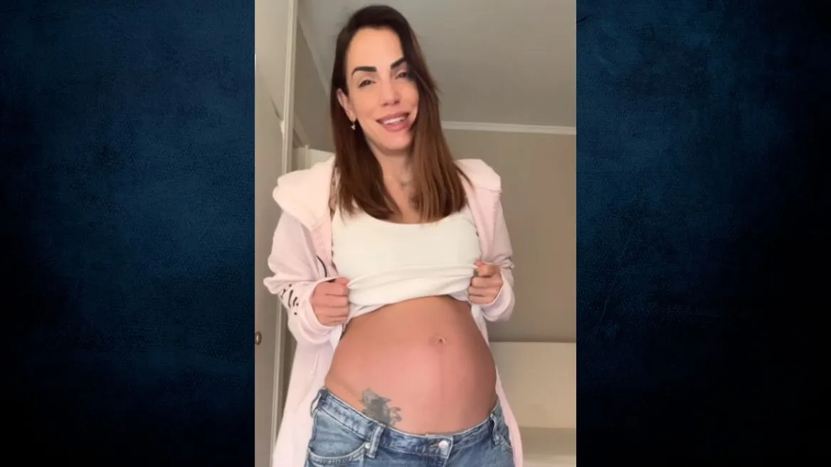 Ελισάβετ Σπανού: Δείχνει σε βίντεο πόσο έχει μεγαλώσει η κοιλιά της από την εγκυμοσύνη